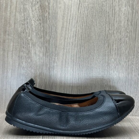 Josef Seibel Shoes - Josef Seibel Pippa 07 Ballet Flat Shoes Women Sz 37 Slip On Patent Leather Black